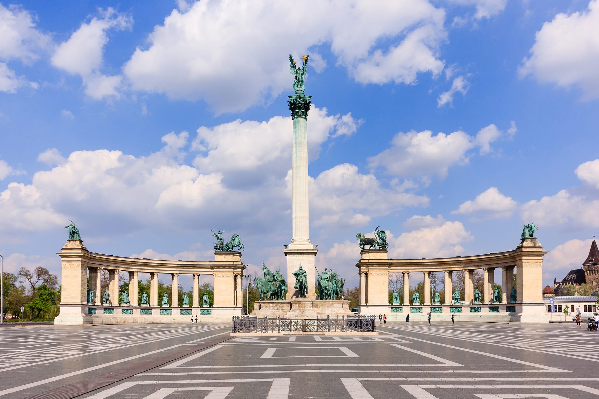 Heroes' Square, , Budapest, Hungary.